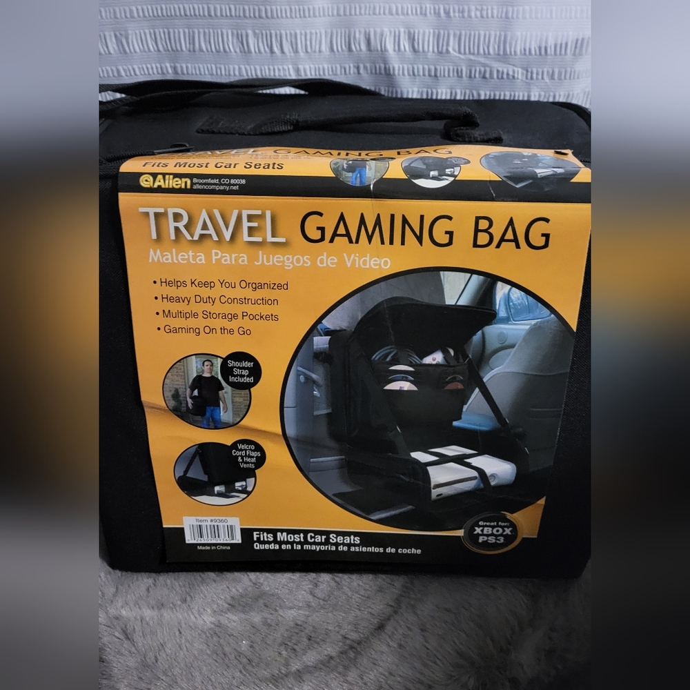 NEW Travel Gaming Bag.  For car or bringing to friends house.